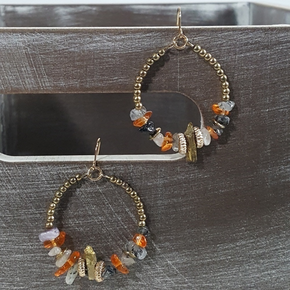 FREE WITH $20 PURCHASE STONES/BEADS EARRINGS